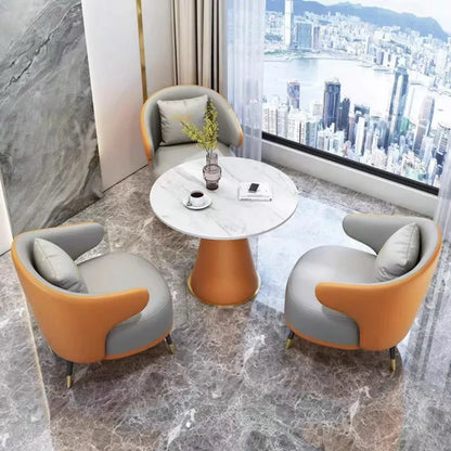 Ensemble canapé et table basse de négociation de luxe pour hôtels d'affaires