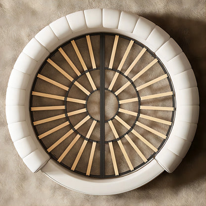 Round Confortable Bed Aesthetics Quality King Size Apartment Unique Bed Frame Modern Wedding Cama De Casal Bedroom