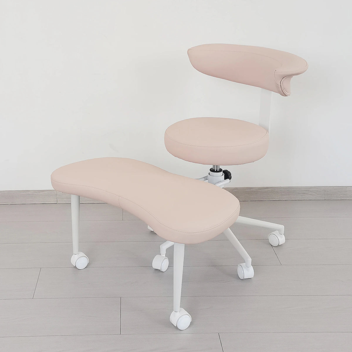 Cross Legged Chair - Meditation Chair With Wheels  ADHD Chair Height Adjustable Seat  Adjustable Footstool