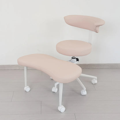 Cross Legged Chair - Meditation Chair With Wheels  ADHD Chair Height Adjustable Seat  Adjustable Footstool