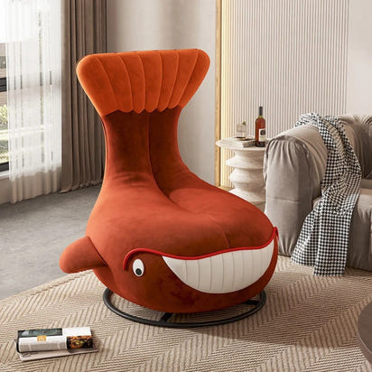 Shark Internet Celebrity Rotating Chair with High Aesthetic Value,animal Leisure,small Apartment,simple Single Person Whale Sofa