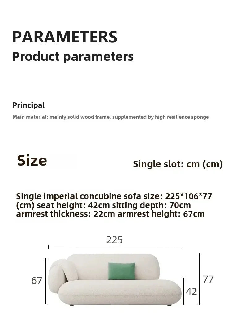 White Technology Cloth Sofa Set Modern King Size Foam Sponge Tatami Couch Large Reading Design Soft Big Bank Bedroom Furniture