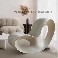 White Balcony Chairs Throne Beauty Room Decor Ergonomic Comfortable Bar Clear Living Room Chairs Cute Fauteuil Hotel Furniture