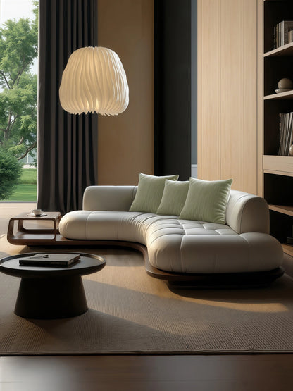 Arc corner sofa living room corner creative coffee table combination furniture simple and modern