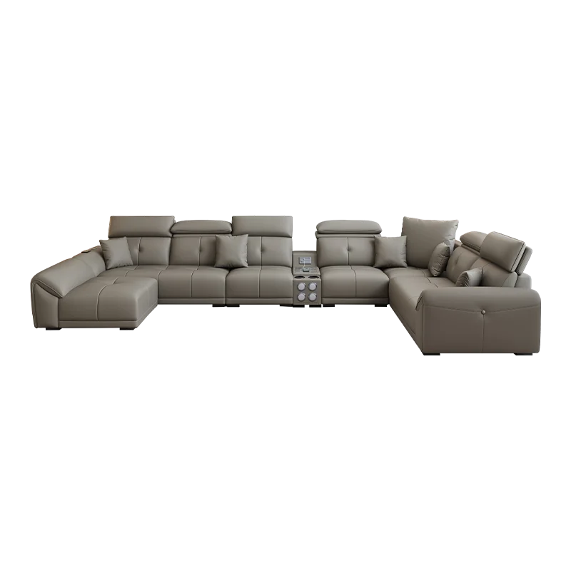 Modern Minimalist Sofa Leather Recliner Corner Living Room Sofa Relaxing Comfortable Muebles Para Habitacion Home Accessories