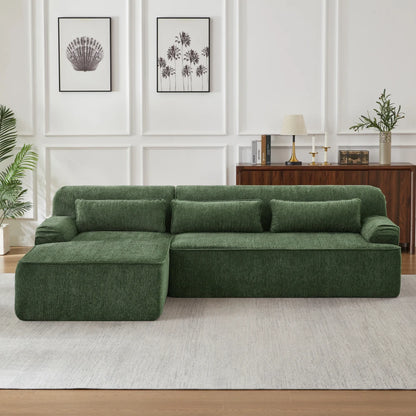 L-shaped luxury cross-section oversized sofa, simple design, living room apartment reception comfortable sofa