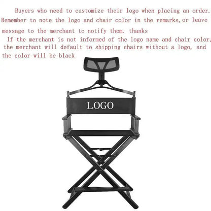 Outdoor Modern Portable All Aluminium Lounge Chair with Headrest - Portable Makeup Artist/Beach Chair Bar Office Makeup Chair