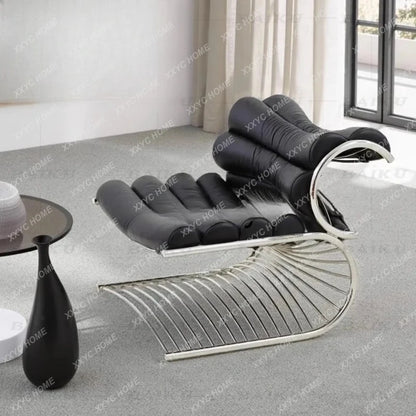 Living room modern minimalist metal, special-shaped high-end sofa chair