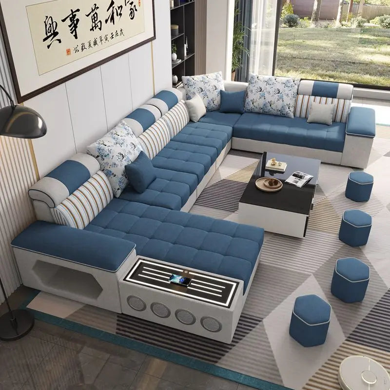 Armrest Electric Sofa Designer Storage Modern Corner Sofa Floor Comfortable Romantic Divani Da Soggiorno House Accessories