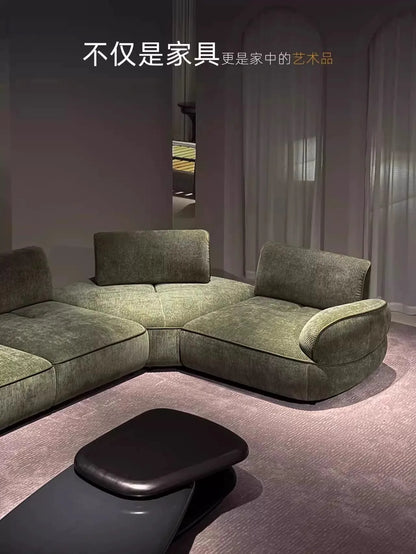 Snail sofa Milan Italian minimalist curved backrest adjustable modern simple wind sofa living room villa sofa