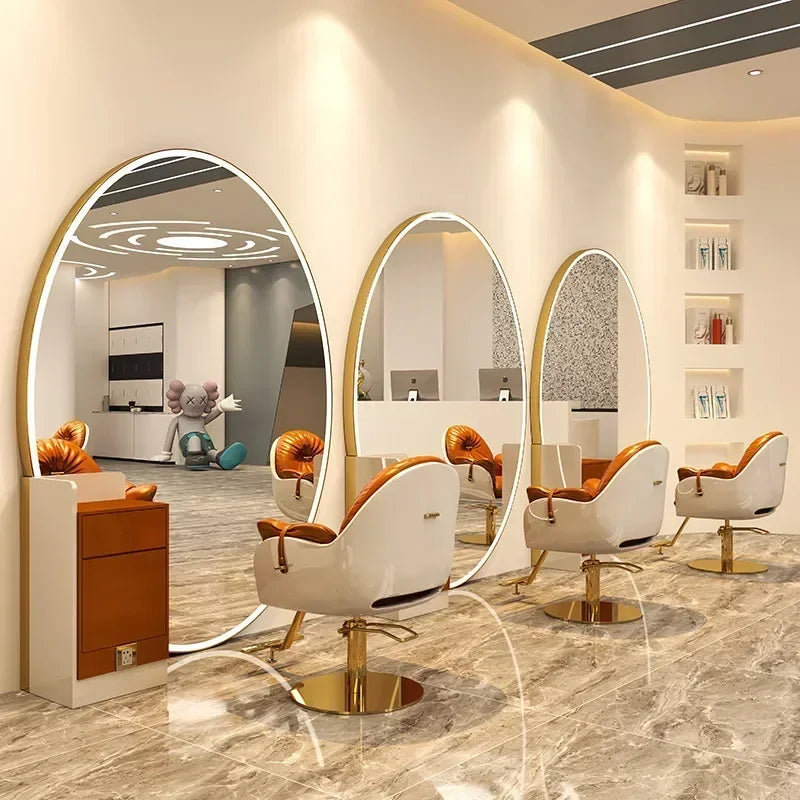 Shampoo Barber Chair Simplicity Wheels Swivel Salon Chair Hair Stylist Facial Sillas Cosmetic Aesthetic Salon Furniture