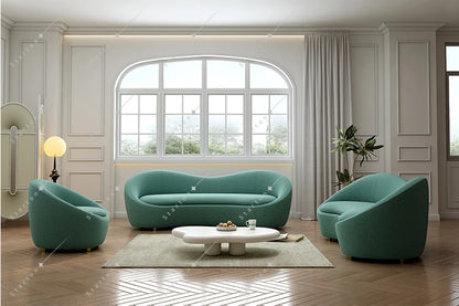 L Shape Fabric Recliner Sofa Set Modular Blue Velvet Sofa Italian Fabric Sofa for Home Luxury