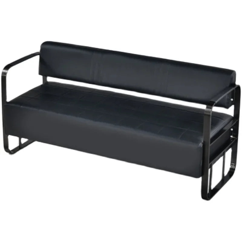 Same light luxury lounge chair, hair salon, nail salon, light luxury stainless steel sofa , lounge area