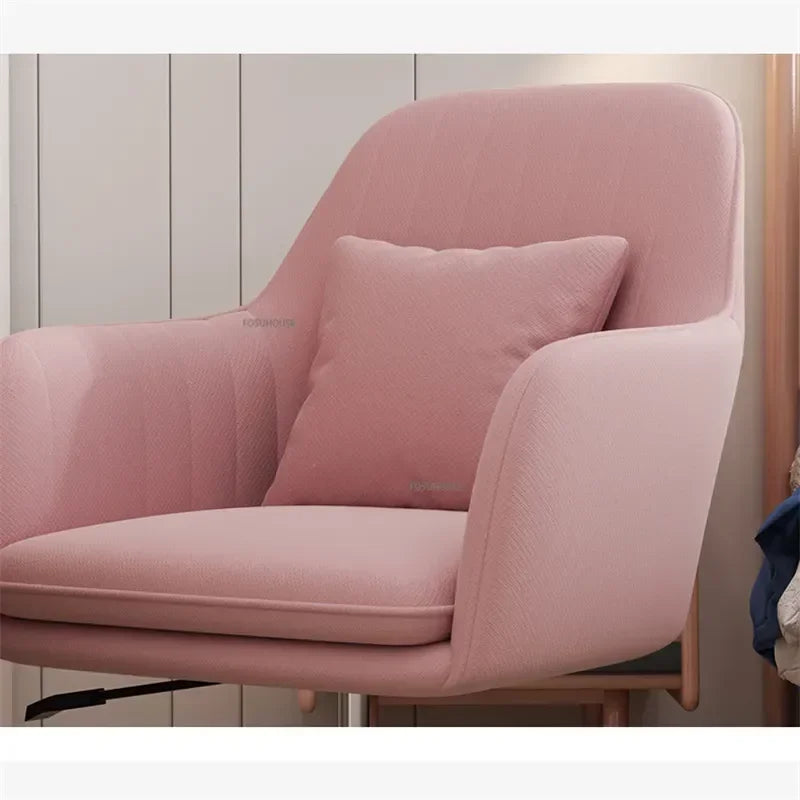 Modern pink Office Chairs Home Bedroom Leisure gaming chair for Office Furniture Comfortable Back Lift Swivel computer Chair K