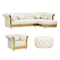 A Leather Sofa Luxury Couches L Shape Sofa Set Sectional Corner Modular Living Room Furniture sofa Set