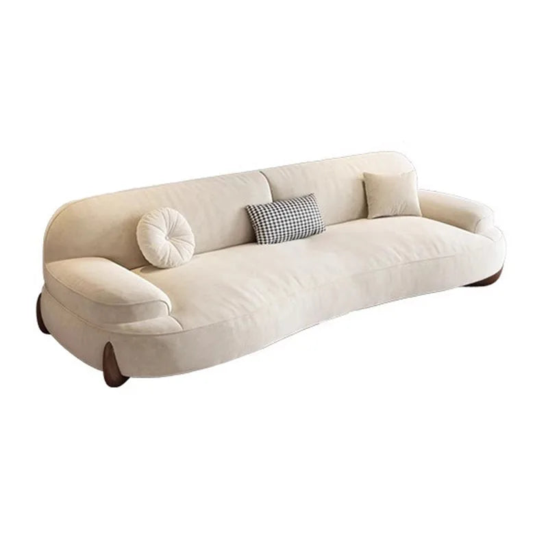 Floor Grande Living Room Sofas Wood Legs Relax Reception Recliner Sofa Minimalista Japanese Divani Soggiorno Furniture Modern