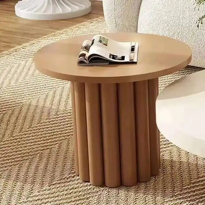 Table basse ronde de luxe, esthétique moderne, pour salon, table basse unique, glamour, minimaliste, meubles