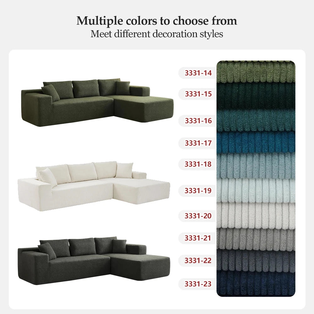 Foam Modular Vacuum Upholstery Reclining Chaise for Living Room Apartment Compact Fabric Sofa in Box Sponge Compressed Sofa Bed