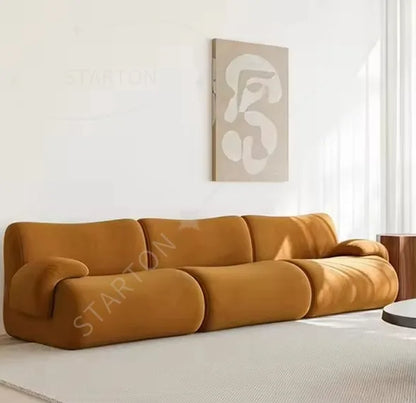 Modern European Sofa Set Designs Luxury Furniture Living Room One Seat/Two Seat/Three Seat Vacuum Compressed Sofa with 2 Pillow