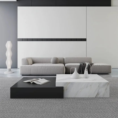 Italian Minimalist Rock Slab Coffee Tables Modern Minimalist Living Room Designer Coffee Table Creative Home Furniture FYCT