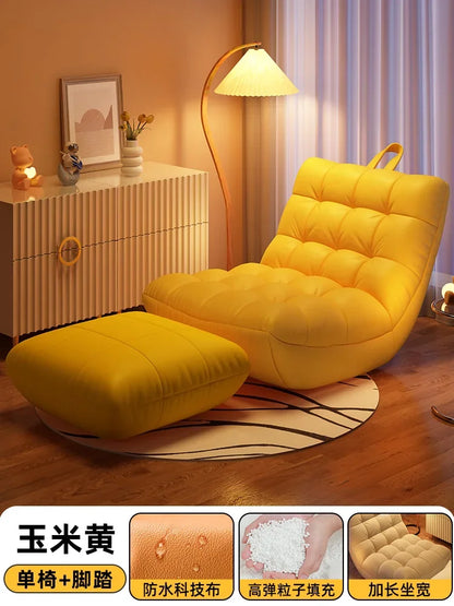 uu White Cream Living Room Chairs Relaxing Balcony Throne Comfortable Vintage Beauty Chairs Ergonomic Fauteuil Trendy Furniture