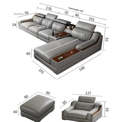 Modern Living Room Sofa Combination Light Luxury Chaise Lounges Designer Sofas for Living Room Personality Home Furniture N