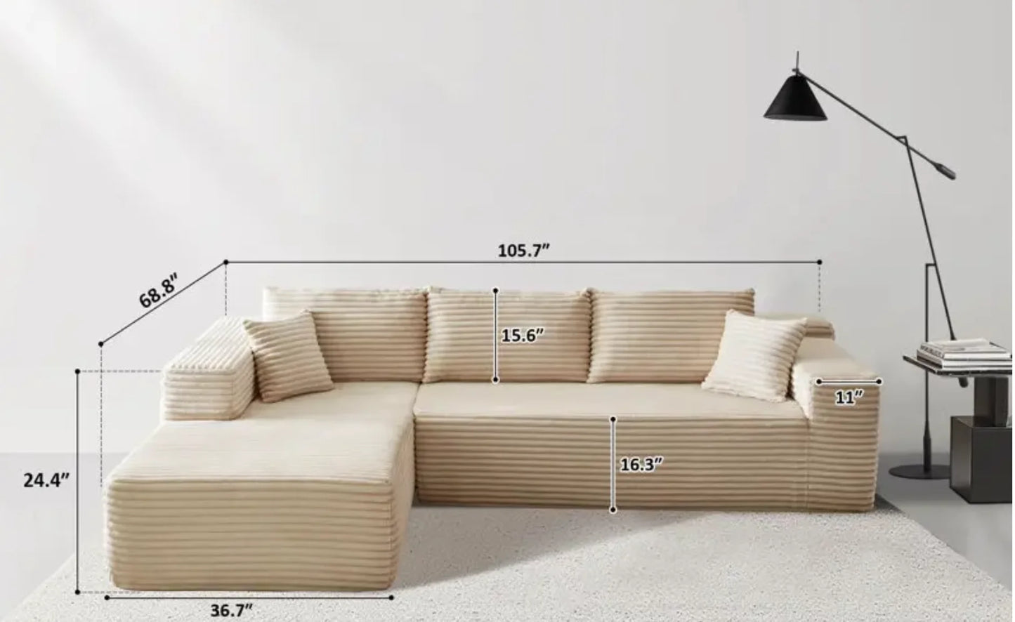 Modern Giant Memory Foam Vacuum-Compressed Sofa Bed Couch Built-Up Style for Living Room Bedroom Fabric Upholstery for Hotels