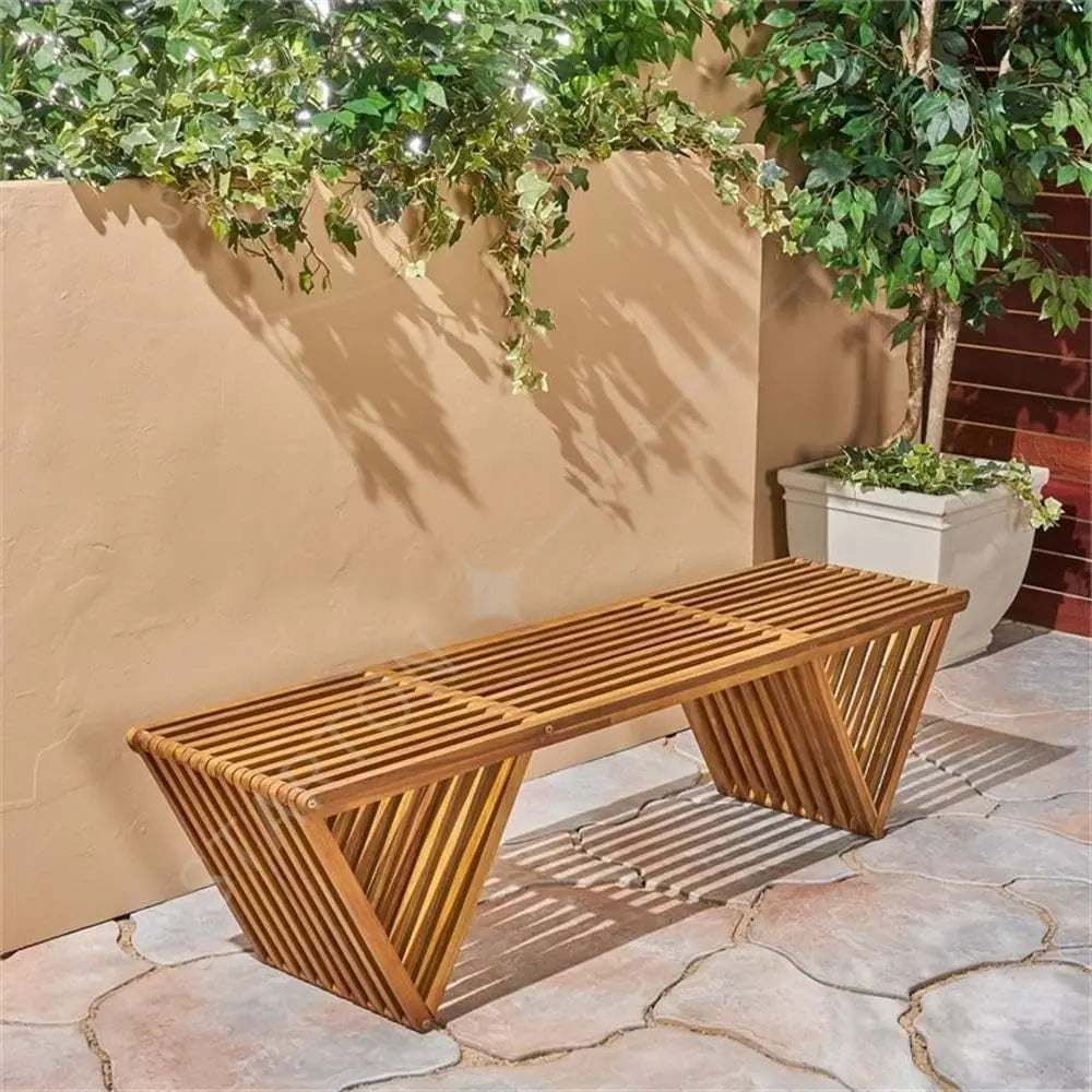Christopher Knight Home Esme Banc d'extérieur en bois d'acacia, finition teck
