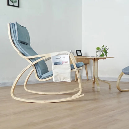Rocking Chair Lazy Sofa Balcony Chair Leisure Chair Pregnant Woman Recliner Adult Home Armchair Small Apartment Home Furniture
