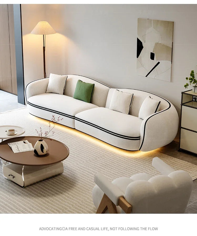 Y White Cloud Living Room Sofas Nordic Air Single Modern Outdoor Sofa Replica Bedroom Designer Balcony Muebles Salon Furniture