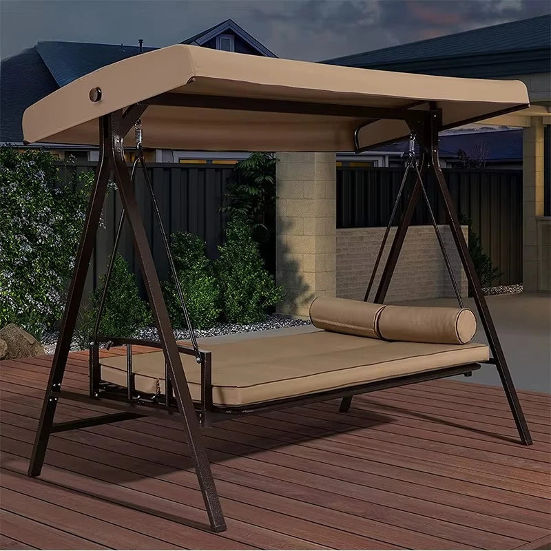 Garden Garden Swing Seat Cushion 3 Seats Furniture 3D Warehouse Seat 3 People Outdoor Swing Chair