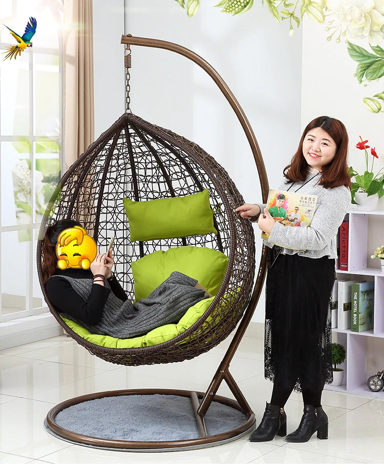 New Style Patio Swings Indoor Hanging Swing Chair Outdoor Furniture Bedroom Garden Nest Egg Chair Customized