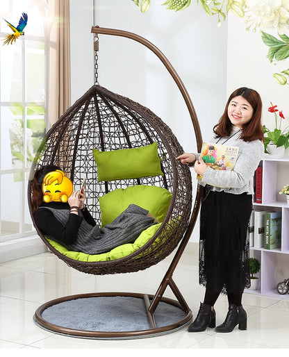 New Style Patio Swings Indoor Hanging Swing Chair Outdoor Furniture Bedroom Garden Nest Egg Chair Customized