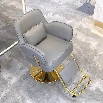 Barber Cutting Chairs Salon Nordic Hair Special Modern Style Barber Chairs Liftable Hairdressing Muebles Commercial Furniture WZ