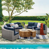 Campingaz Sofa Set House Garden Outdoor Lounge Set Simple Gray