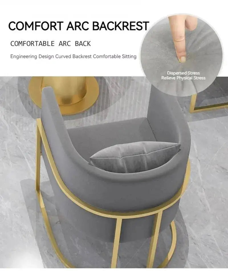 Metal Armchair Plastic Japanese Back Room Restaurant Support Cute Dining Designer Lounge Chairs Living Nordic Sillas Furniture