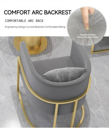 Metal Armchair Plastic Japanese Back Room Restaurant Support Cute Dining Designer Lounge Chairs Living Nordic Sillas Furniture