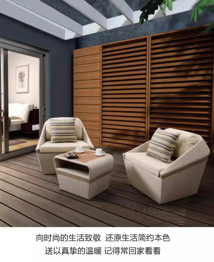 Minimalist Design Outdoor Sofas Luxury Accent Personality Nordic Garden Sofas Creative Hotel Furniture Arredo Giardino Lshysf
