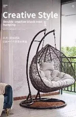 Hanging basket Rattan chair Internet celebrity hammock Indoor household Double rocking chair Balcony Chlorophytum