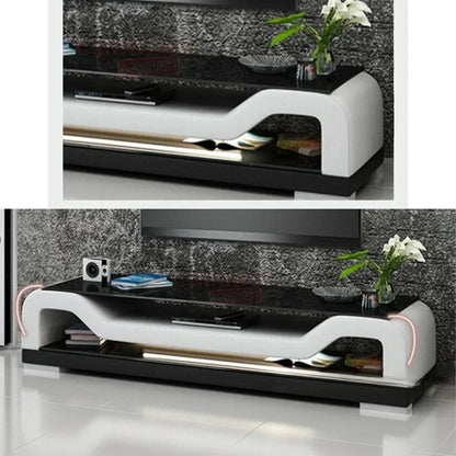 European Design Style LED Electric Sectional Sofa Set Top Microfiber Leather Home Furniture For Luxury Villa Living