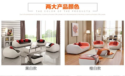 Nordic Accent Living Room Sofas Lazy Couch Leather Luxury Gaming Sofas Designer Decor Relaxing Divano Lounge Suite Furniture