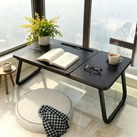 Computer Lazy Desk with Ergonomic Design, Integrated Foldable Table with Adjustable Height, Compact and Practical
