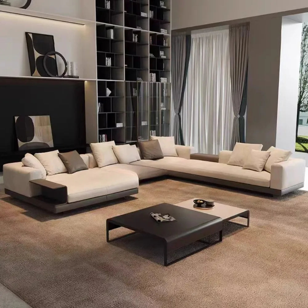 Elegant Luxury Living Room Sofas Italian Minimalist Comfortable Reclining Sofa Relaxing Balcony Muebles Postmodern Furniture