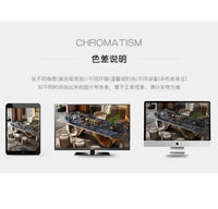 Light luxury rock slab table and chair combination modern minimalist design, creative high-end villa office tea table