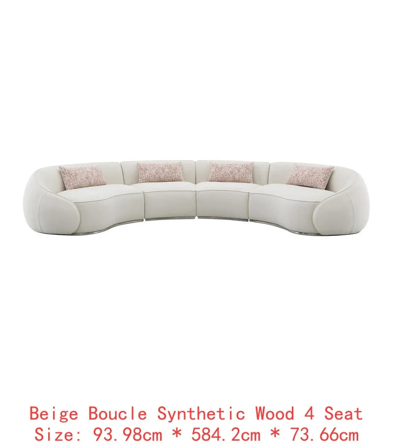 Sahara Sectional Sofa with 4 Cushions - Modern Design, Comfortable Seating for Living Room, Versatile Configuration