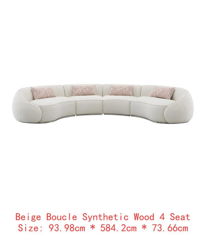 Sahara Sectional Sofa with 4 Cushions - Modern Design, Comfortable Seating for Living Room, Versatile Configuration