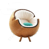 Modern Creative Design Coconut Sofa Single Arm Living Room Bedroom Sofa