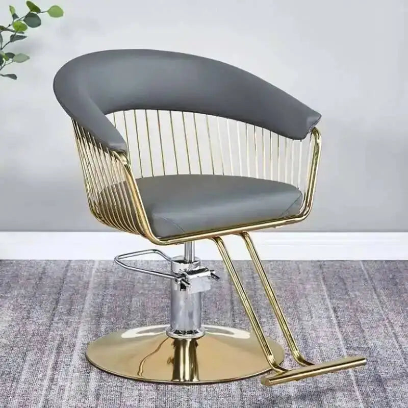 High end, stainless steel, dining chair, single sofa chair designer
