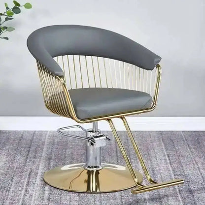 High end, stainless steel, dining chair, single sofa chair designer