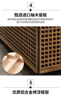 Italian Style Modern Garden Sofas Designer Simplicity Waterproof and Sunscreen Garden Sofas Luxury Outdoor Furniture Divano FYOS